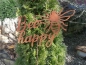 Preview: Edelrost Gartenstecker Bee Happy
