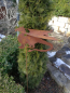 Preview: Edelrost Gartenstecker Drache Sauron
