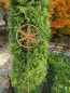 Preview: Edelrost Gartenstecker Schneeflocke Jul, dick