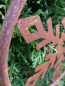Preview: Edelrost Gartenstecker Schneeflocke Jul, dick