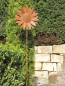 Preview: Edelrost Gartenstecker Sonnenblume