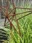Preview: Edelrost Gartenstecker Stern 3D