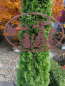 Preview: Edelrost Gartenstecker oder Wandbild Winterlandschaft Schneemann