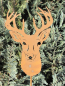 Preview: Edelrost Gartenstecker stolzer Hirsch
