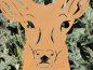 Preview: Edelrost Gartenstecker stolzer Hirsch