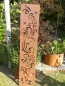 Preview: Edelrost Gartenstele Doppelranke Grace