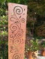 Preview: Edelrost Gartenstele Doppelranke Sunny