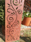 Preview: Edelrost Gartenstele Doppelranke Sunny