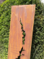 Preview: Edelrost Sichtschutzelement Stele Riss