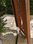 Preview: Edelrost Sichtschutzelement Stele Riss