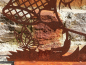 Preview: Edelrost Gartenwichtel Monty, mit Kescher