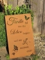 Preview: Edelrost Gedichttafel Familie-Leben-Liebe