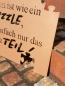 Preview: Edelrost Gedichttafel Puzzle