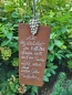 Preview: Edelrost Schild mit Weintraube - Wahrheit, Wein