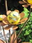 Preview: Edelrost Glasblume Blumenzauber, 120 cm