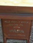 Preview: Edelrost Grilltisch mit Spruchtafel Papa Grillen