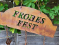 Preview: Edelrost Hänger Frohes Fest , Lebkuchen