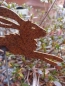 Preview: Edelrost Hase Sprinter zum Stecken