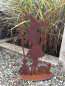 Preview: Edelrost Hexe Cannella, mit Katze