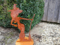 Preview: Edelrost Hexe Minerva, mit Armreifen