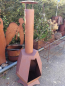Preview: Edelrost Gartenkamin Tobi