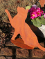 Preview: Edelrost Katze Simba, spielend