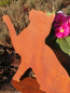 Preview: Edelrost Katze Simba, spielend