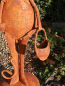 Preview: Edelrost Katze mit Handtasche