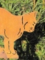 Preview: Edelrost Katze zum Schrauben