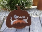 Preview: Edelrost Halloween Kürbis Creepy