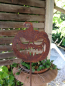Preview: Edelrost Halloween Kürbis Spooky, am Stab