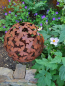 Preview: Edelrost Kugel Schmetterlinge, 50 cm