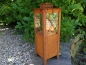 Preview: Edelrost Laterne mit Glas, 50 cm