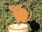 Preview: Edelrost Maus Floki zum Schrauben