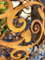 Preview: Edelrost Ornamentkugel, filigran