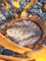 Preview: Edelrost Ornamentkugel, filigran