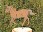 Preview: Edelrost Pferd zum Schrauben