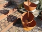 Preview: Edelrost Pflanzturm Schale