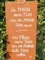 Preview: Edelrost Schild mit Krone - Ein Mann muss tun