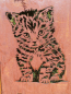 Preview: Edelrost Gartenschild Katze "Mein Revier"