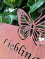 Preview: Edelrost Schild Lieblingsgarten