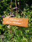 Preview: Edelrost Schild mit Krone - Ruhestand