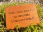 Preview: Edelrost Schild Traue nicht dem Ort