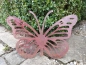 Preview: Edelrost Schmetterling Anette mit Streifen