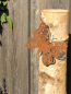 Preview: Edelrost Schmetterling zum Schrauben