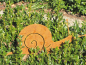 Preview: Edelrost Schnecke am Stab
