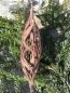 Preview: Edelrost Schneeflocke gebogen 4, 3D