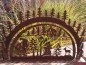 Preview: Edelrost Schwibbogen Winterlandschaft