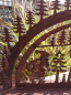 Preview: Edelrost Schwibbogen Winterlandschaft