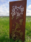 Preview: Edelrost Paravent Hanami